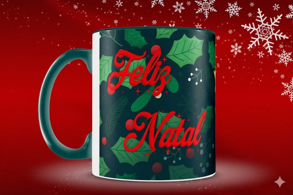 Caneca Colorida Verde