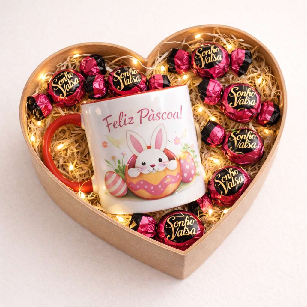 Kit Ciaxa MDF coração